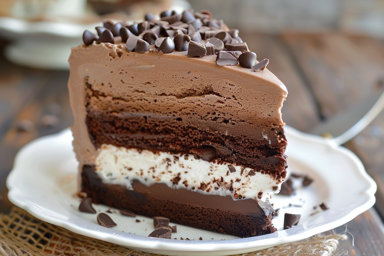Chocolate Ice Cream Cake Recipe Desserts Recipes