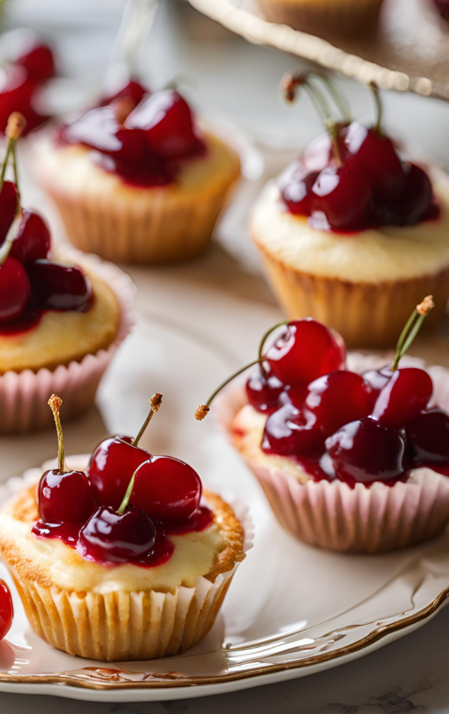 Cherry Cheesecake Cupcakes 