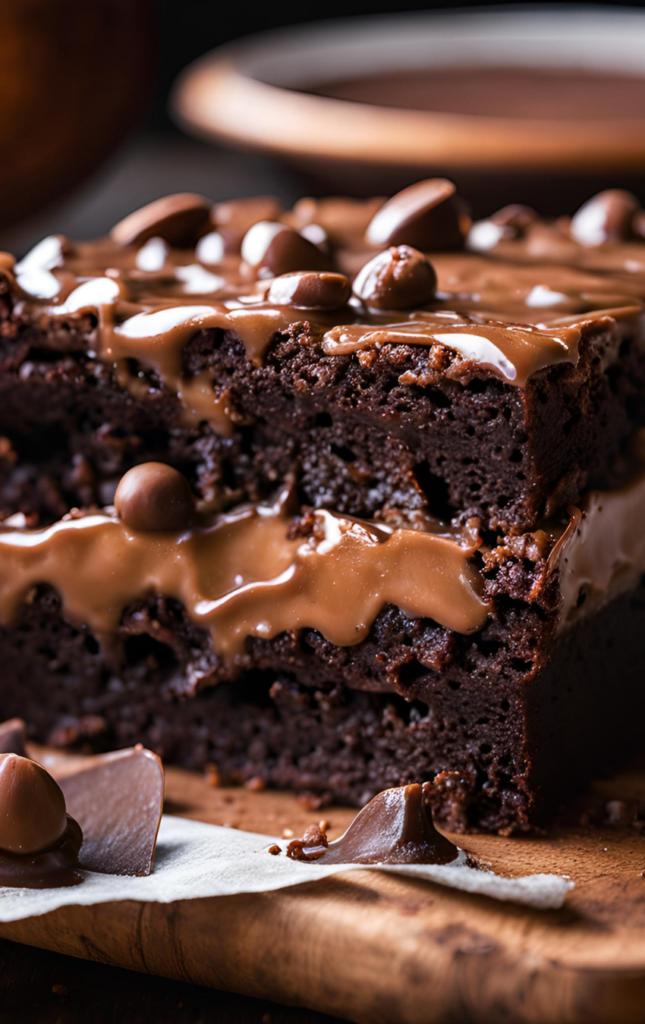 Choc-Hazelnut Fudge Brownie Cake