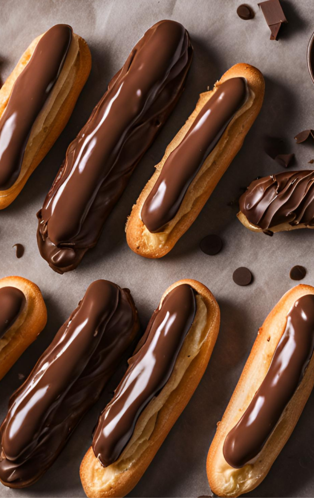 Chocolate Cream Eclairs