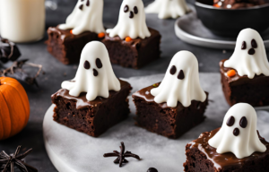 Halloween Ghost Brownies