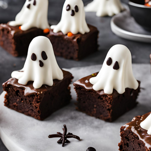 Halloween Ghost Brownies