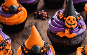 Halloween Witch Hat Cupcakes