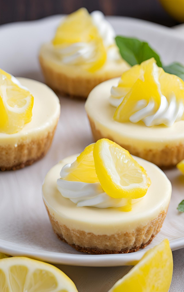 Lemon Cheesecake Bites