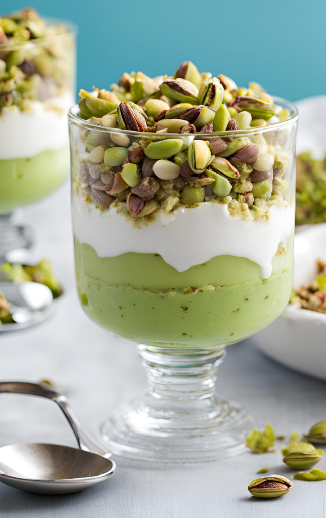 Pistachio Cake Parfaits