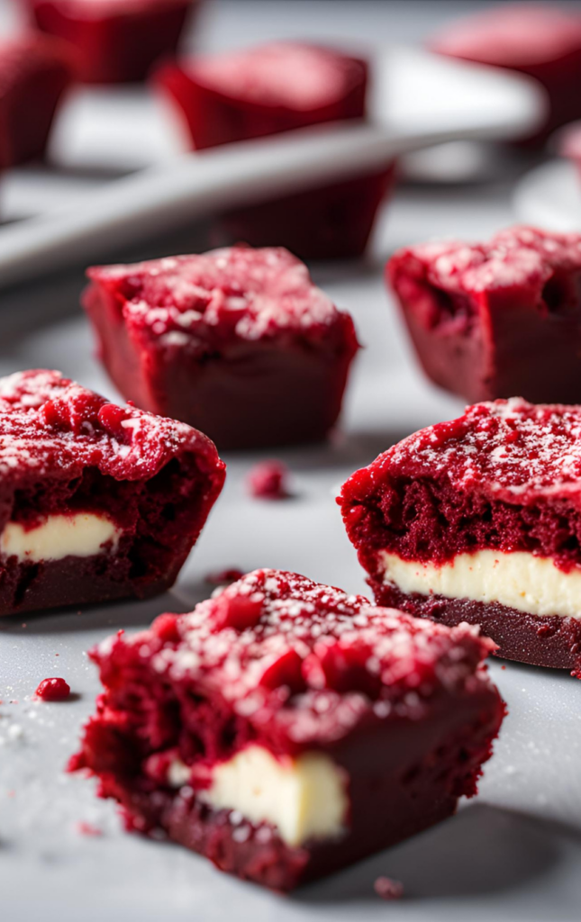 Red Velvet Cheesecake Bites