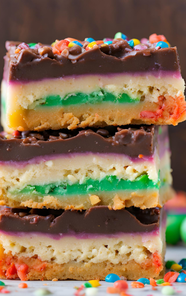 Sugar Cookie Rainbow Bars