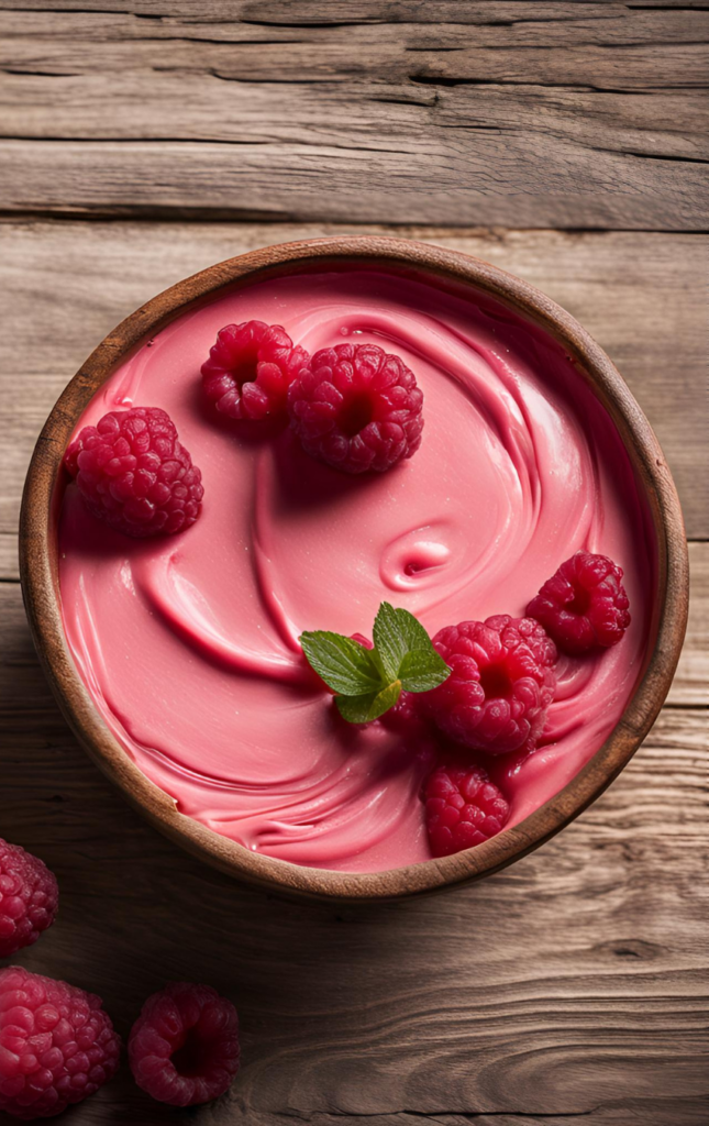 raspberry mousse