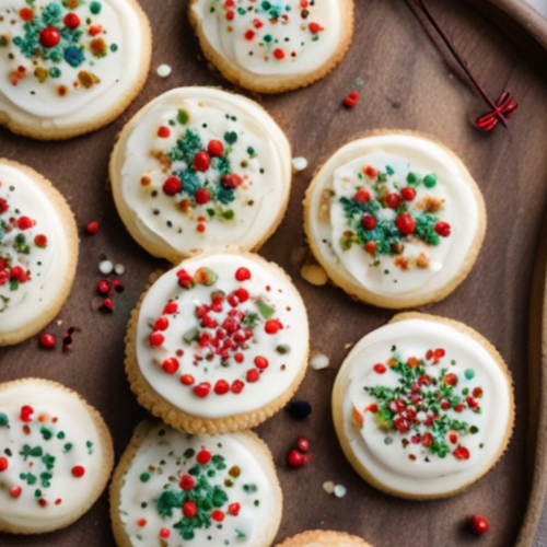 cream cheese Christmas cookies