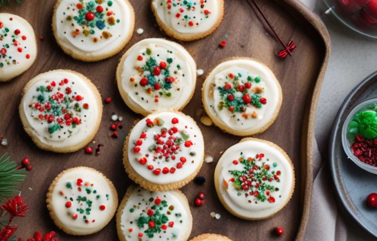 cream cheese Christmas cookies