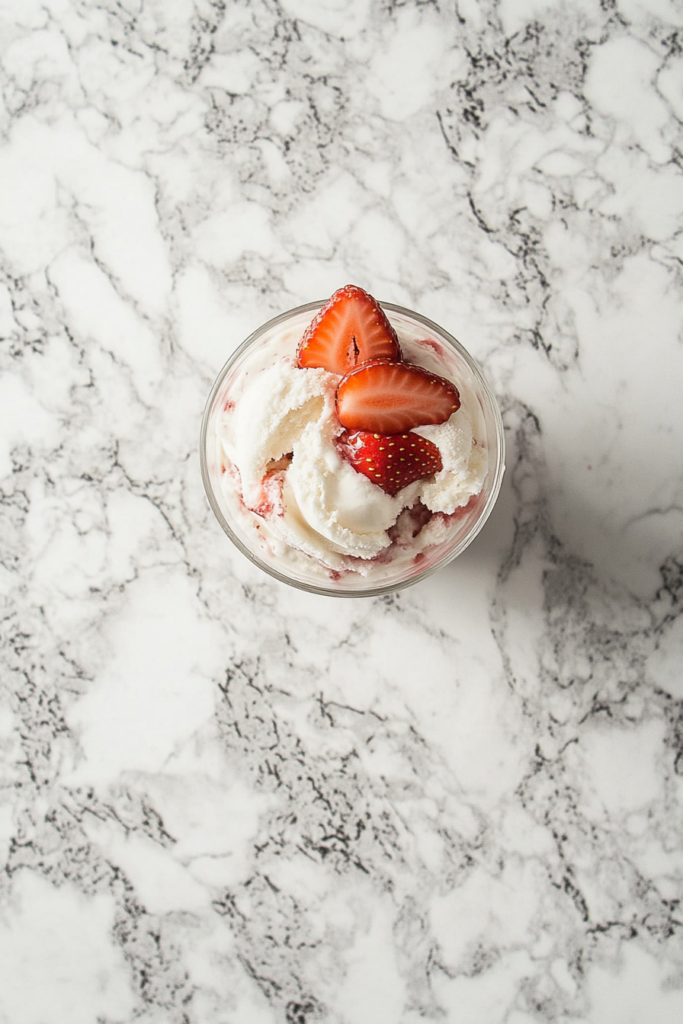 Strawberries & Cream Semifreddo