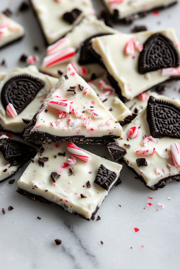 peppermint Oreo bark