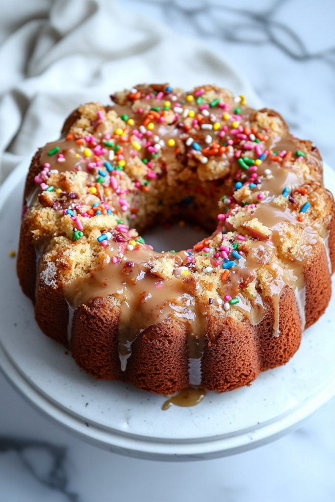 brown butter funfetti cake