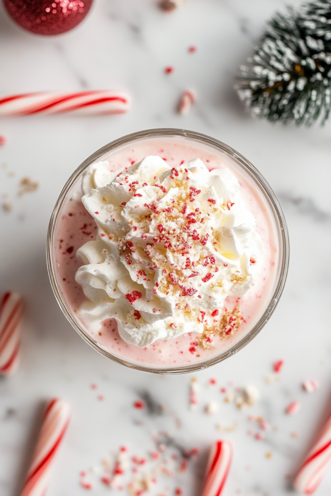 candy cane dessert Banana Pudding