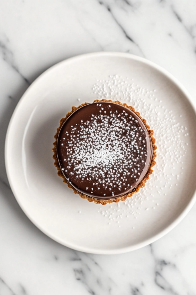 Chocolate Cardamom Cream Tart