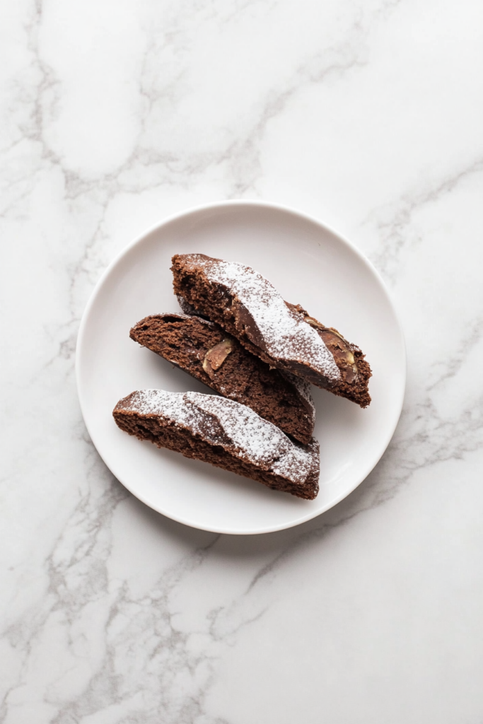 Chocolate Fig Biscotti