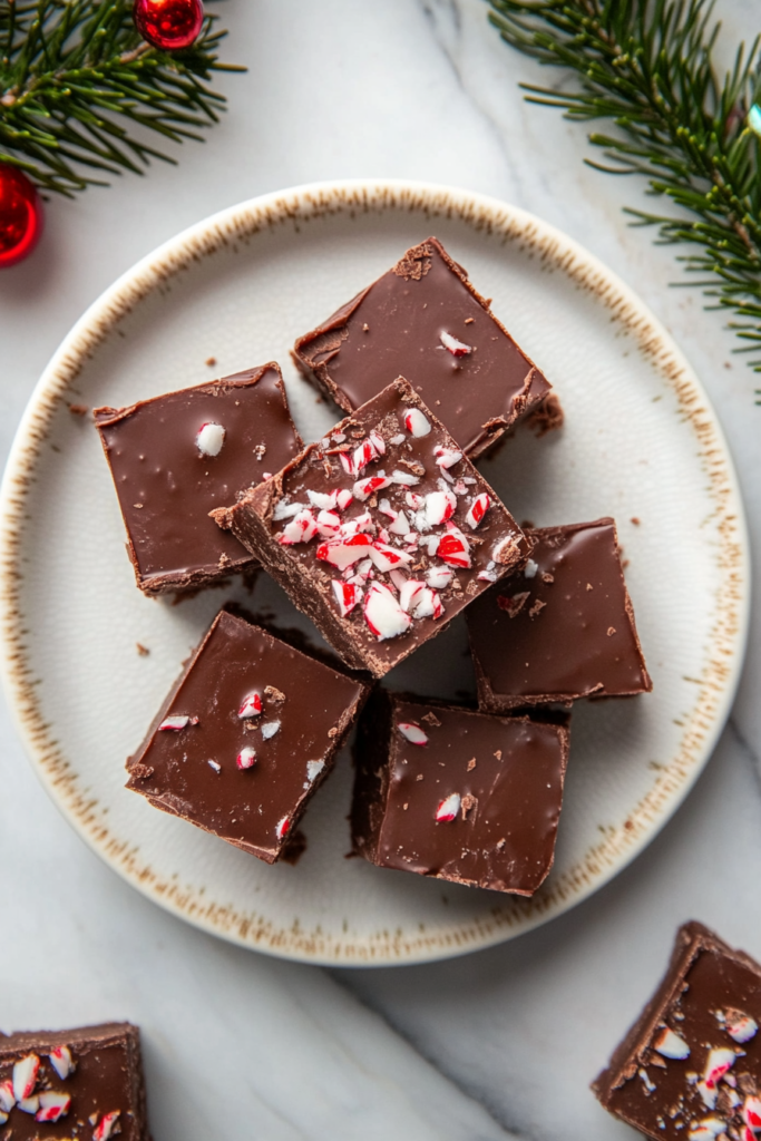 chocolate peppermint fudge