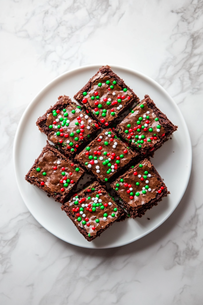 Christmas brownies