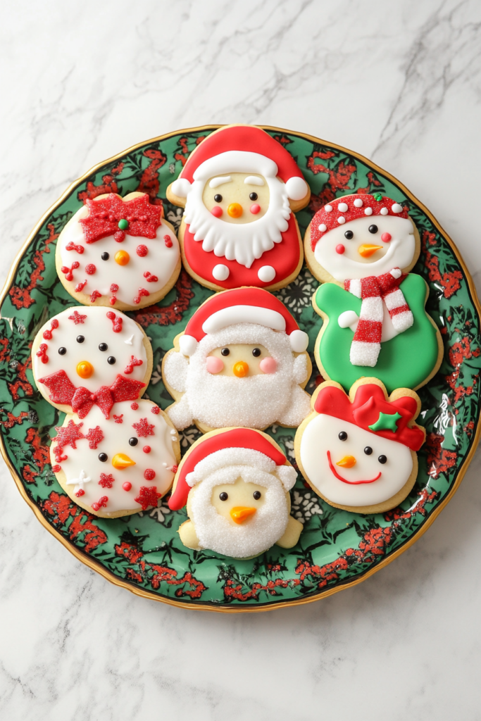 Christmas Character Sugar Cookies