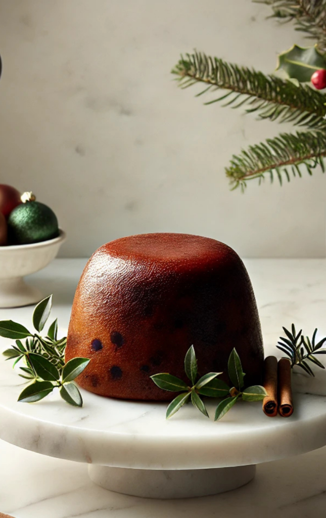 classic christmas pudding