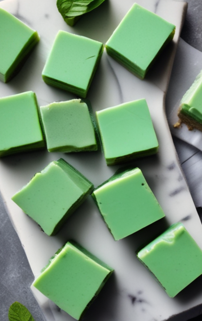 easy Microwave Mint fudge