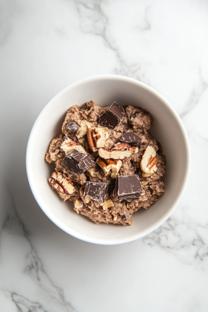 Edible Pecan Chocolate Chip Cookie Dough