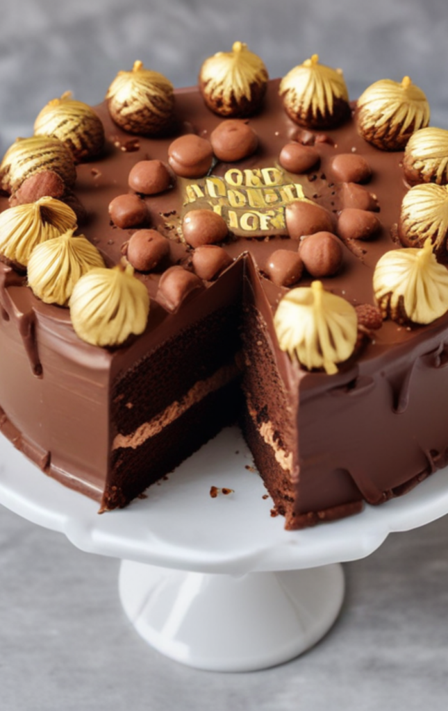 Ferrero Rocher Chocolate Cake