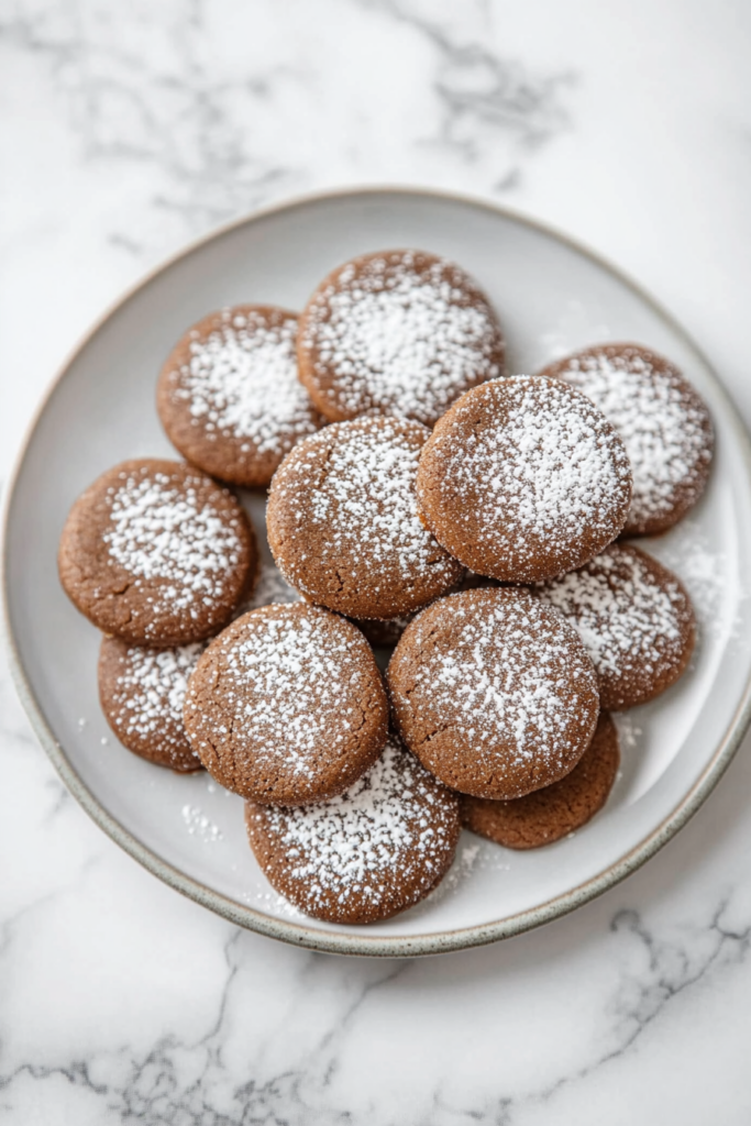 Gingerbread Amaretti Cookies