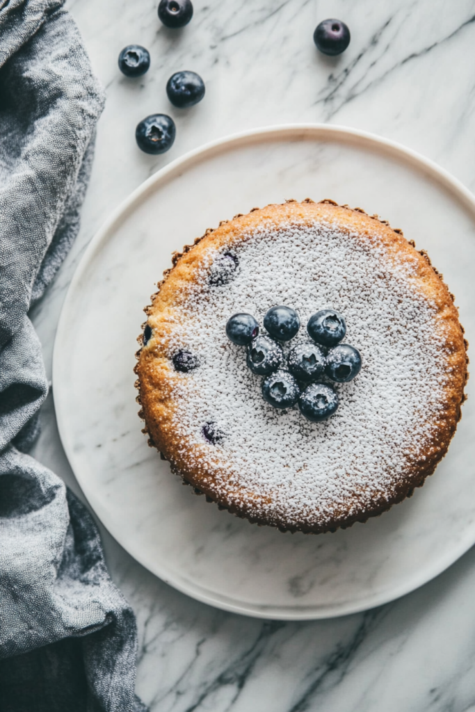 Gluten-Free Lemon and Blueberry Cake