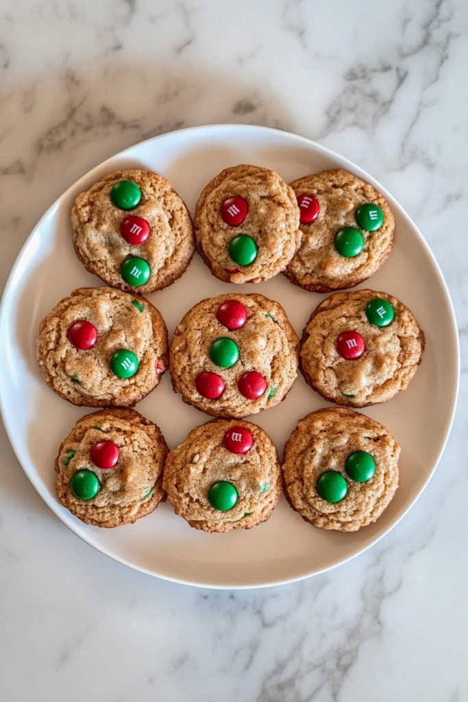 M&M Christmas Cookies