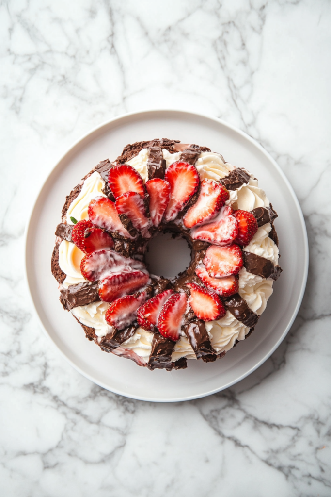 Neapolitan Bundt Cake