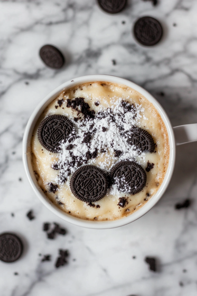 Oreo mug cake