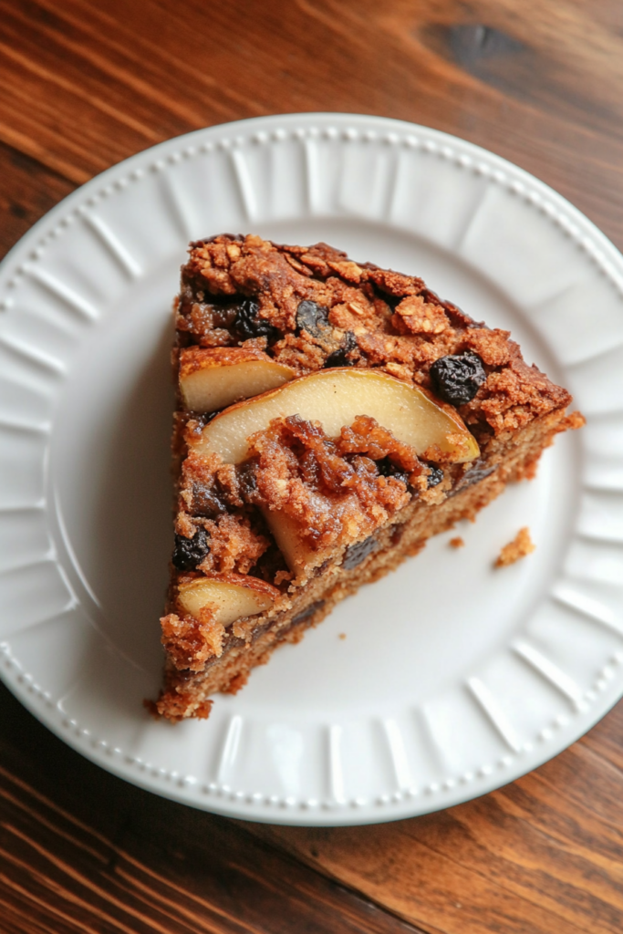 Pear & Mincemeat Crumble Fruit Cake