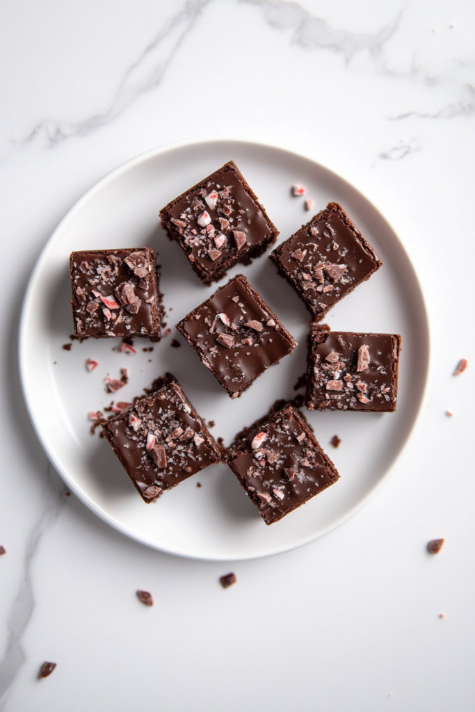 peppermint brownies