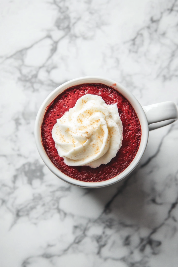 Red Velvet Mug Cake