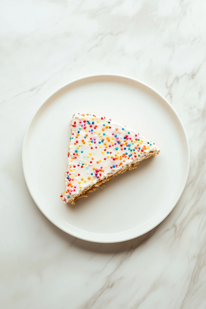 Vegan Funfetti Cake with Vanilla Frosting