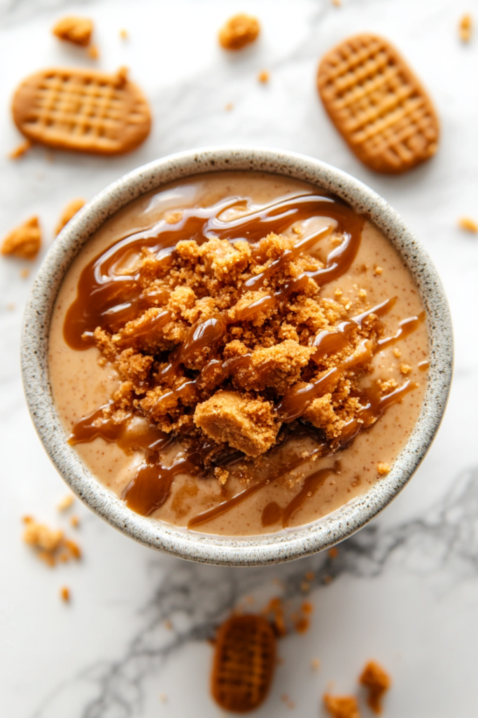 Vegan Sticky Toffee Biscoff Pudding