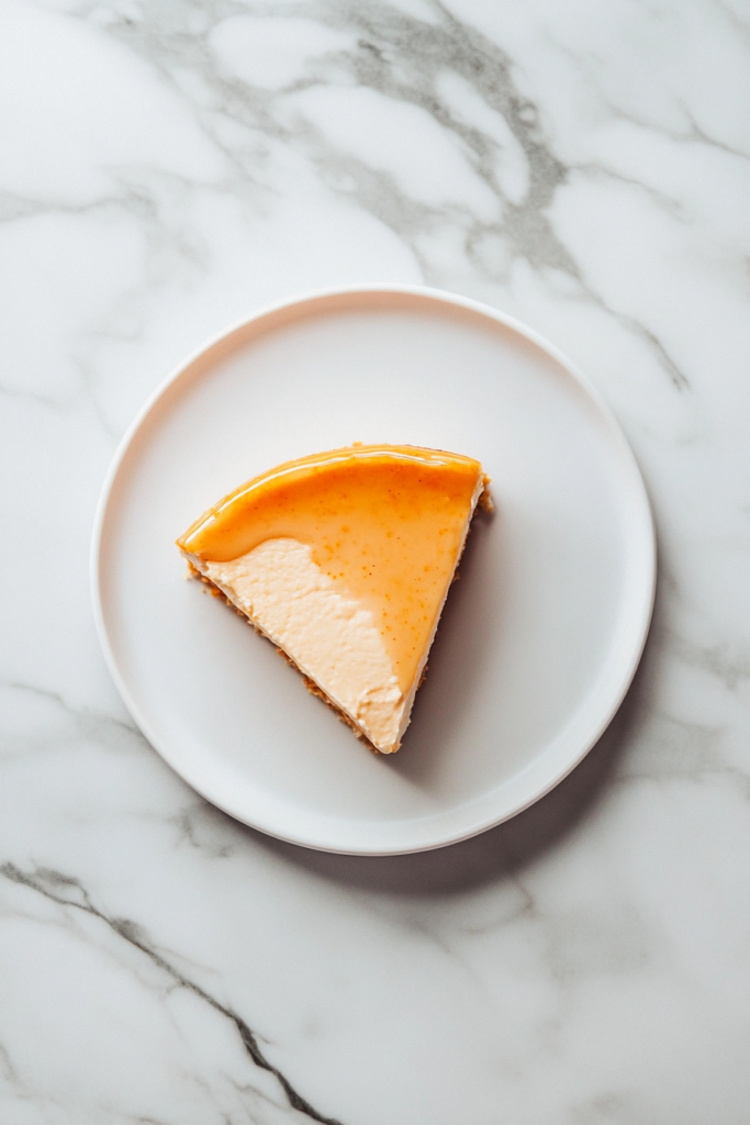 No-Bake Orange Cheesecake