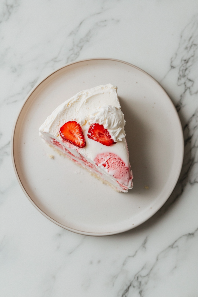 Strawberry Ice Cream Cake