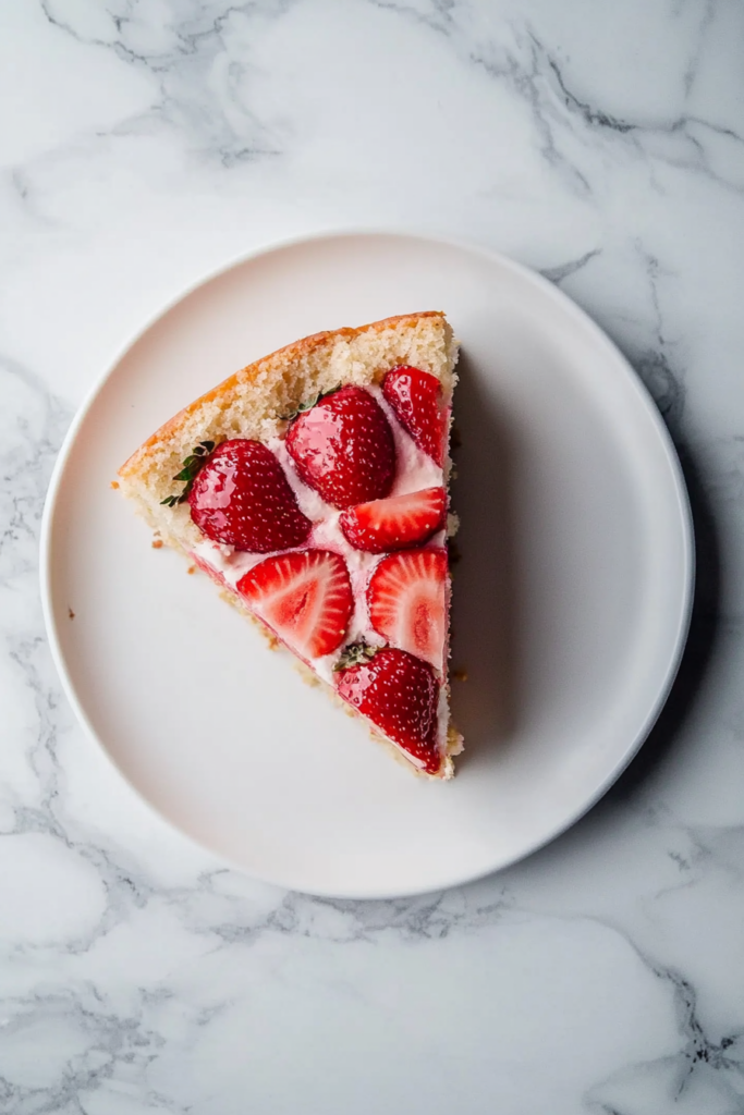 Heavenly Strawberry Fruit Cake