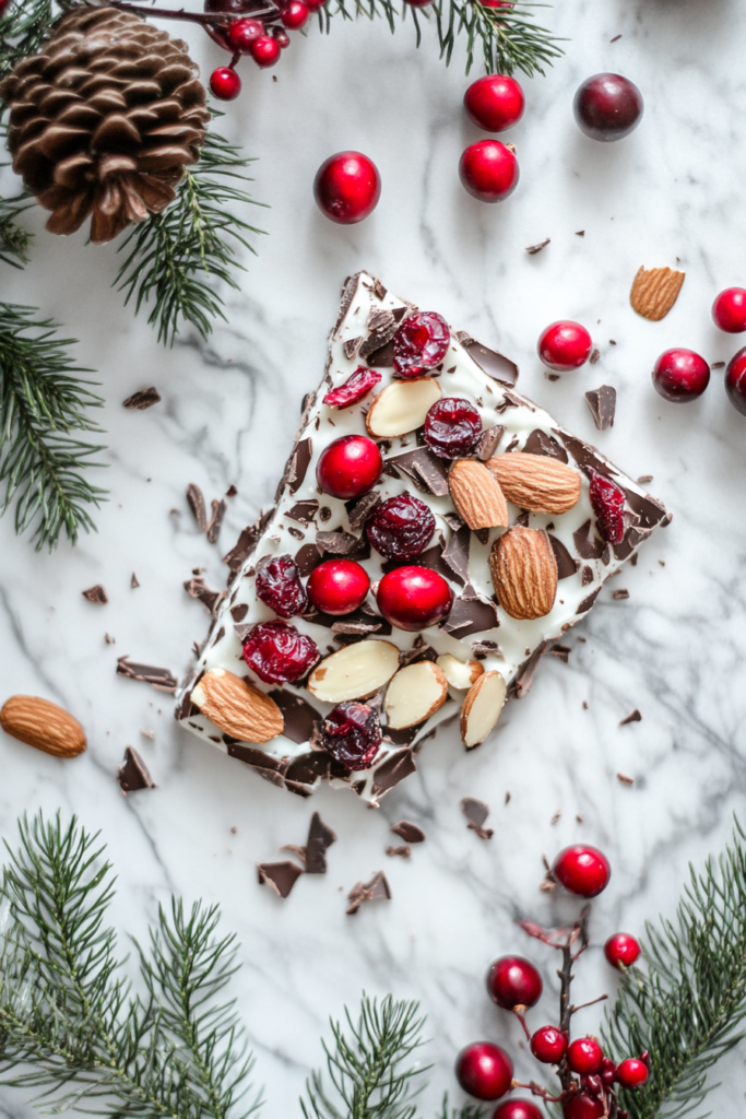 Almond and Cranberry Bark