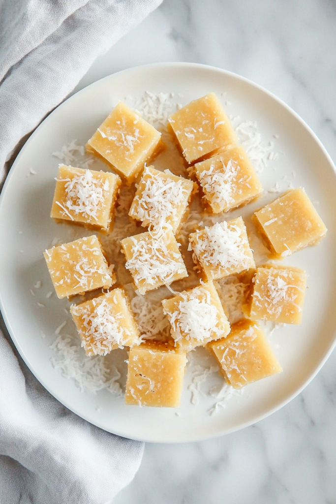 coconut brown sugar fudge