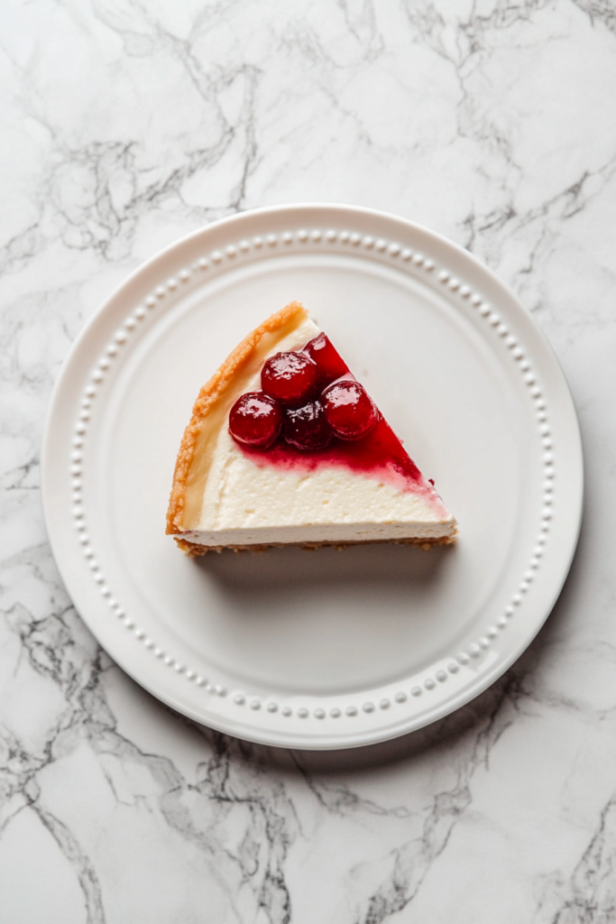 creamy Cranberry cheesecake