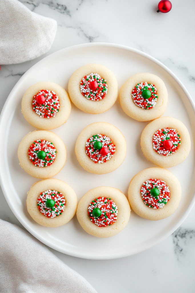 Holiday Sugar Cookie Blossoms