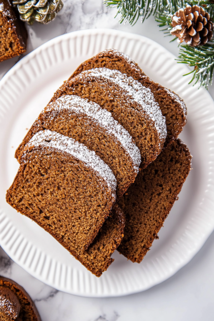 homemade gingerbread loaf