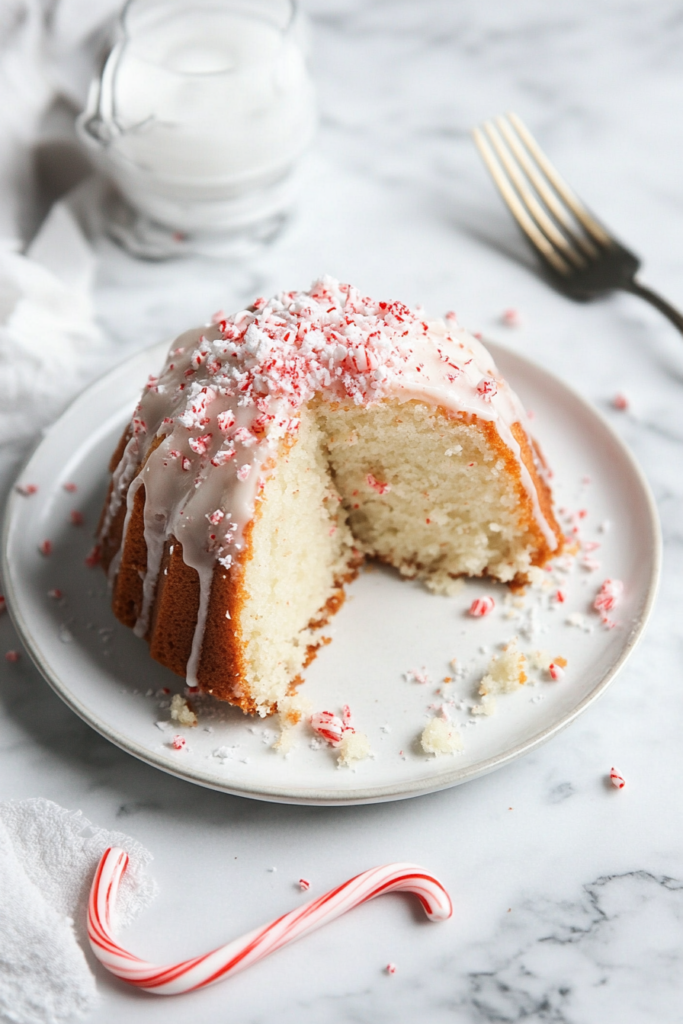 Peppermint Bundt Cake