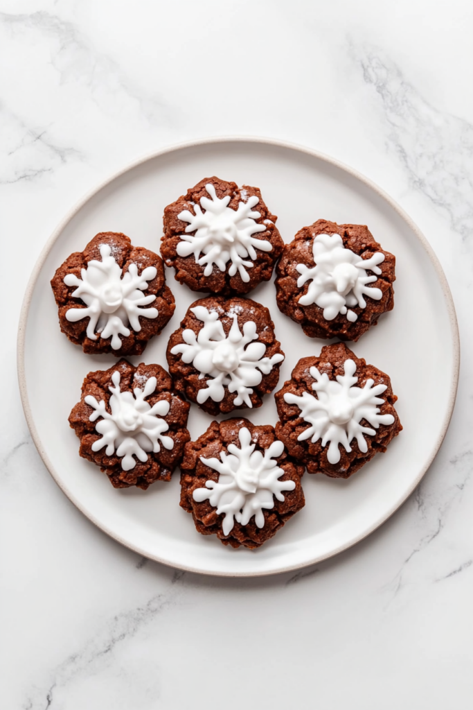 Peppermint Schnapps Hot Cocoa Snowflakes