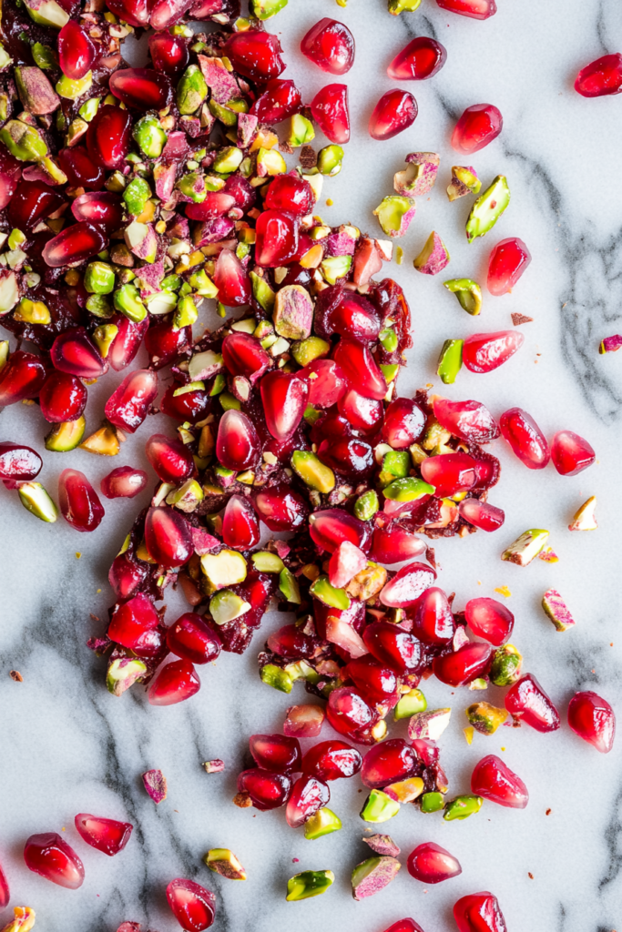 Pomegranate Pistachio Bark