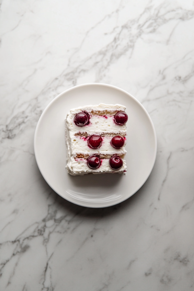 Cherries-and-Cream Icebox Cake