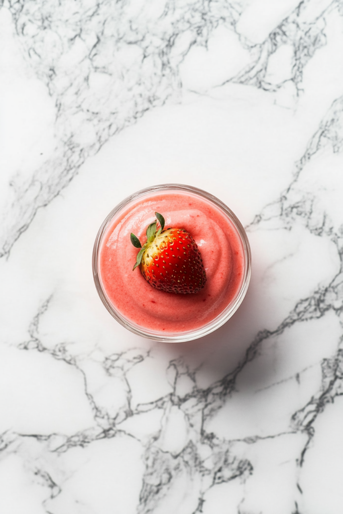 strawberry mousse